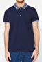 Lacivert Slim/Dar Kesim %100 Polo Yaka T-shirt TMNSS22PO00014 - 5