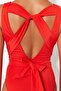 Red Deep Low-cut Fastening Normal Leg Swimsuit TBESS20MA0317 - 7
