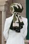 Women's Luxury Medina Silk Shawl Khaki