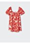 Floral Cotton Dress - 3
