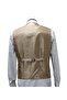 Men's Vest V-Neck Beige Herringbone 50481 - 5