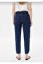 Ngbutika Dark Blue Mom Jeans Lycra High Waist Mom Jeans Extra Flexible - 3