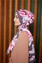 Women's Medina Silk Shawl Pink Water Wave