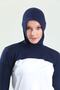 Boneli Neck Collar Sleeve - Navy Blue Hooded Neck Collar - 8