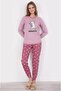Mother Daughter Combination Pink Pajama Set (Each Pajama Sold Separately) - 3