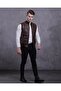 Men's Genuine Leather Vest - 4