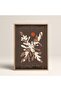Wooden Framed Abstract Colorful Patterns Flower Modern Art Painting