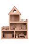 Barbie Doll House Toy (15 PCS FURNISHED) - 3
