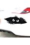 Eyes Looking from Luggage Sticker Car, Motorcycle, Helmet, Laptop, Glass Sticker 17x7 Cm - 2