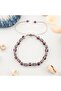 Certified Anxiety Relief Natural Stone Bracelet Amethyst Hematite 6mm B0014 - 3