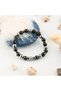 Certified General Health Natural Stone Bracelet Trehartz Eye Agate Hematite 8mm B0011 - 6