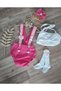 Swan Concept Baby Girl Romper Pink Girl's Underwear Set - 4