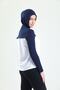 Boneli Neck Collar Sleeve - Navy Blue Hooded Neck Collar - 7