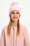 Baby Girl Child Fur Pompom Hat Beanie Neck Collar Set Comfortable 100% Cotton Camisole - 7