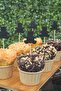 Glitter Cupcake Toothpicks 20 Black Stars - 4