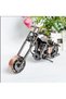 Handmade Vintage Iron Motorcycle Model Engine Figurine Metal Motorbike Home Office Decor Object - 3