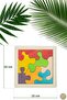 Ahşap Kare 8 Parçalı Puzzle - 5