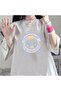 My Vision Cinnamoroll & Bear White Unisex Oversize T-shirt
