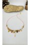 Handmade Ethnic Lacquer Coating Ceramic Beads Czech Glass Necklace - 2