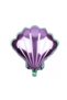 5 Year Old Mermaid Birthday Party Set (Mermaid Banner - Seashell Foil Balloon - 1 Figure) - 3