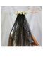 Veil, bridal veil, long Bridal Veil, bridal Hair Accessory, 1.5m Black Veil with Pearl Veil Buckle - 4