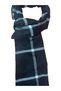 Women's Black Plaid Scarf Bym-137024137 - 3
