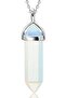 Certified Nail Model High Quality Natural Opal Moon Stone Necklace