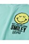 Unisex Smiley Printed Children's Double Bottom Top Set with Shorts - 3