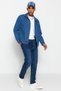 Navy Blue Slim Fit Slim Fit Stretchy Fabric Jeans Denim Trousers Tmnaw23Je00071 - 3