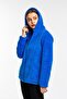 Women's Cobalt Blue Zippered Fleece Cardigan