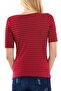 Claret Red Striped Maternity Turquoise Sleeve Blouse Bm288 - 5