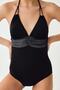 Black Halterneck Swimsuit - 3