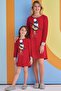 Ski Bird Girl's Nightgown Red - 2