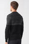 Men's Black Sweater - 11188Black - 2