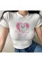 قطعة قماش بيضاء مطبوعة بتصميم Pretty Cat وHeart Basked