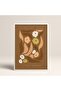 Abstract Colorful Patterns Flower Modern Art Painting with White Laminated Frame