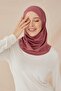 Çapraz Hijab Bone-gül Kurusu - 2