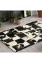 Siyah Dana Derisi Patchwork Halı - 3