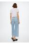 Waist Height Mid Length Wideleg Jeans - 4