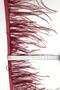 Decorative Ribbon Accessory Burgundy Ostrich Feather – Decorative Ribbon - 2
