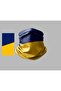 Yellow Navy Blue Designed Biker Multi-Purpose Outdoor Neck Collar Unisex Bandana