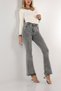 Kayla's Flare Smoked Flare Leg Jeans High Waist Flare Jeans Gathering Extra Comfortable - 5