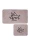Home Pattern 2-Piece Bath Mat Set (50X80) - 2