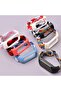 Compatible With Xiaomi Mi Band 7 Mixed Strap Straw Knitted Cord Strap Greenish - 4