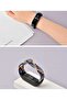 Compatible With Xiaomi Mi Band 7 Mixed Strap Straw Knitted Cord Strap Greenish - 7