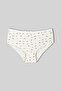 3-Piece Cotton Patterned High Waist Plus Size Panties - 3