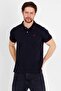 Black Short Sleeve Men's Polo Neck T-shirt - 3