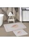 Leaf Pattern 2-Piece Bath Mat Set (50X80)