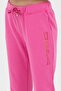 Women's Elastic Waist Sweatpants Fuchsia - 4