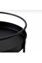 Bathroom Cosmetic Jewelry Organizer Multi-Purpose Organizer 2-Tier Serving Presentation Tray Treat Holder Black - 3